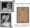 12x16 Frame 3 Pack, with Detachable Mat for 11x14 Pictures, Wall Mounting Charcoal Grey Photo Frame, Pre-Installed Hanging Hooks for Portrait or Landscape Mode
